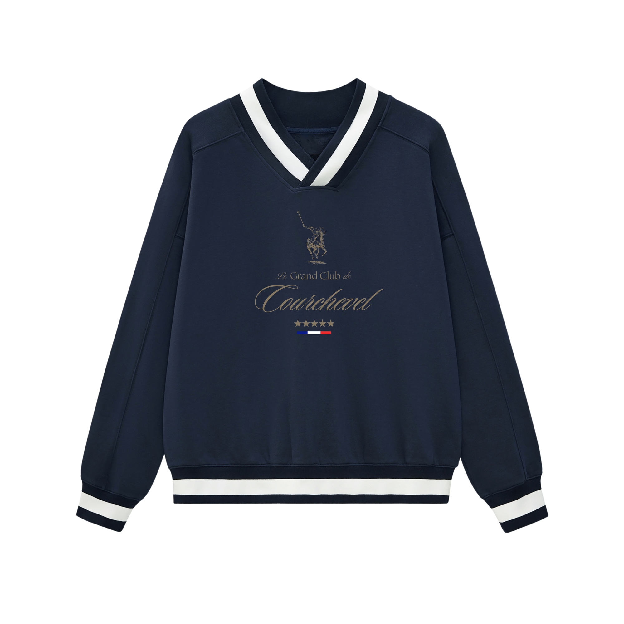 Courchevel Club V-Neck Sweatshirt