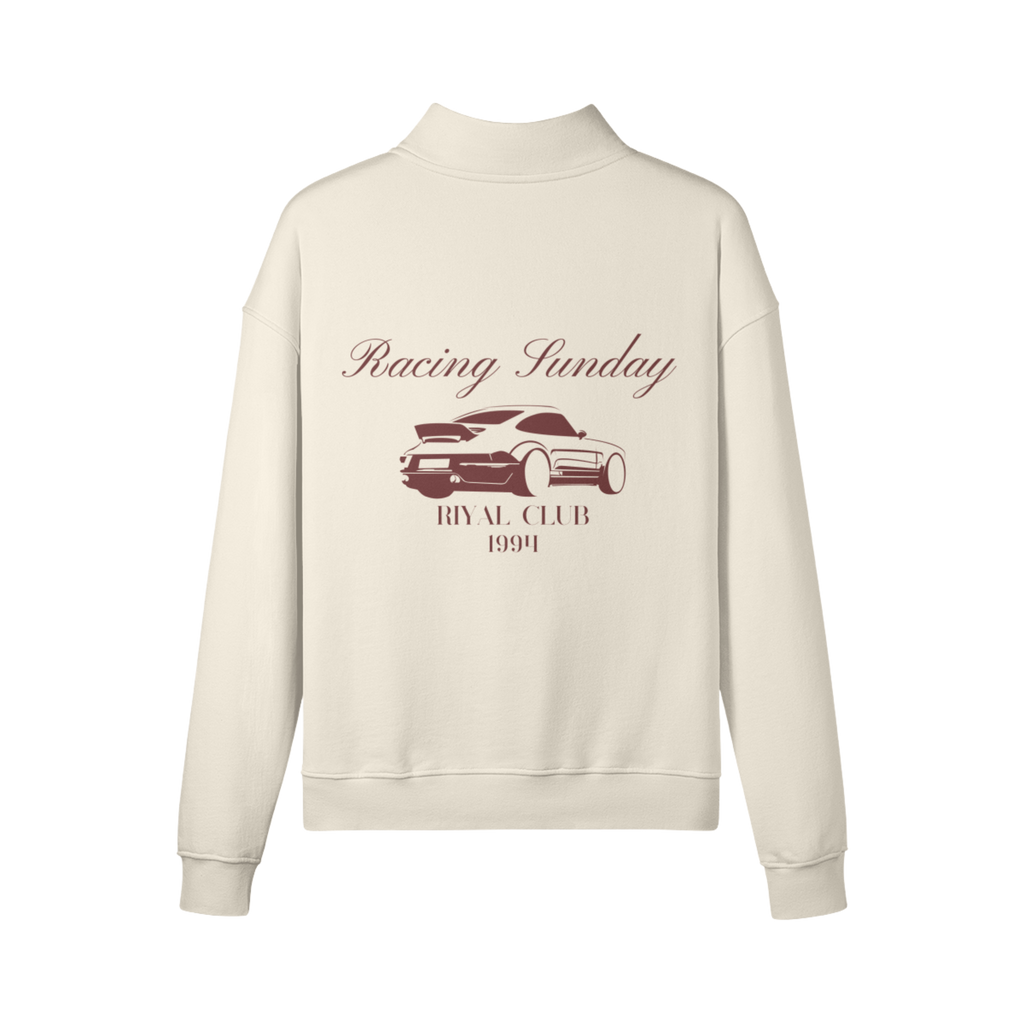 "Riyal Racing Club" Half Sip Sweater